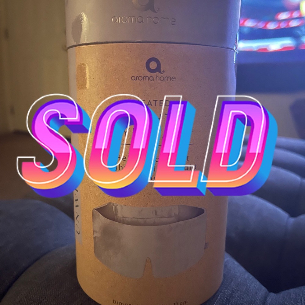 Aroma Home Heated Weighted Eye Mask